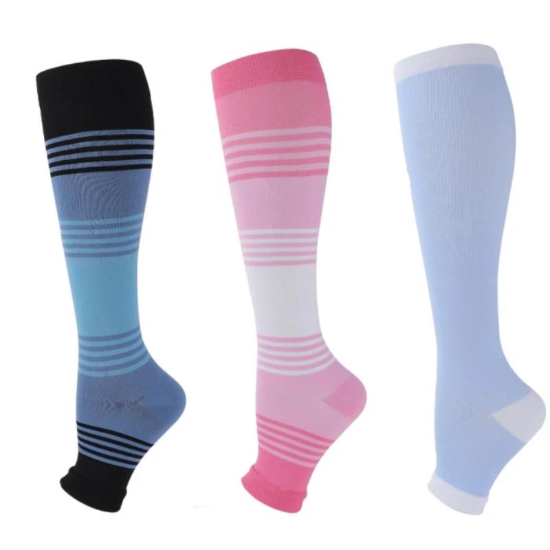 Men'S Formal Wear For Graduation - Open Toe Knee High Calf Compression