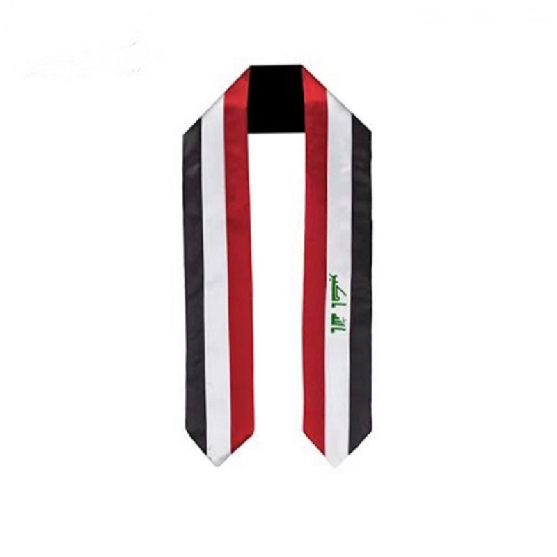 Men'S Formal Wear For Graduation - Iraq National FLAG scarf Graduation Stole