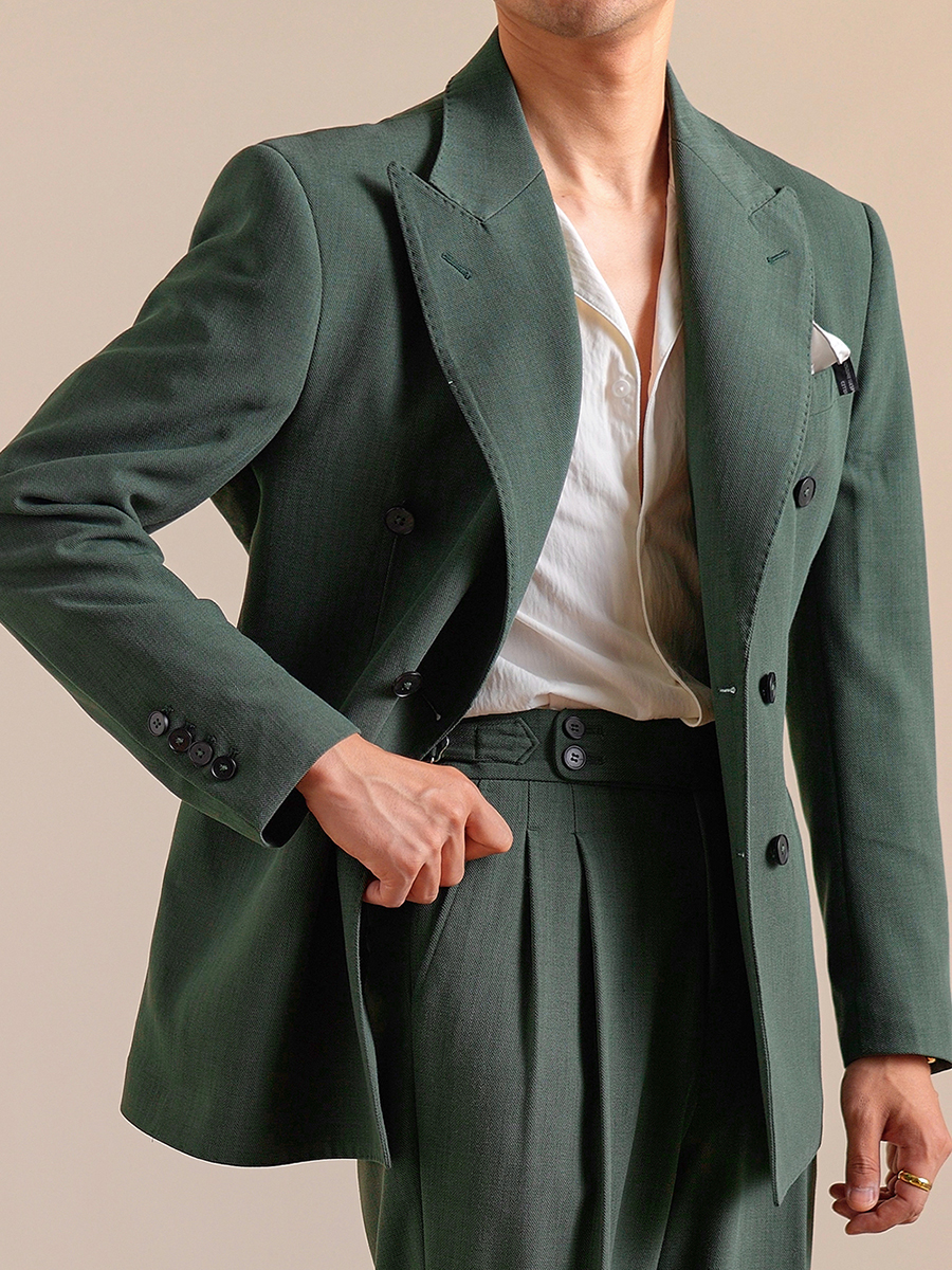 10% Wool 12% Modal Mens Suits  - Men Formal Wear With Blazer ulasan dan harga