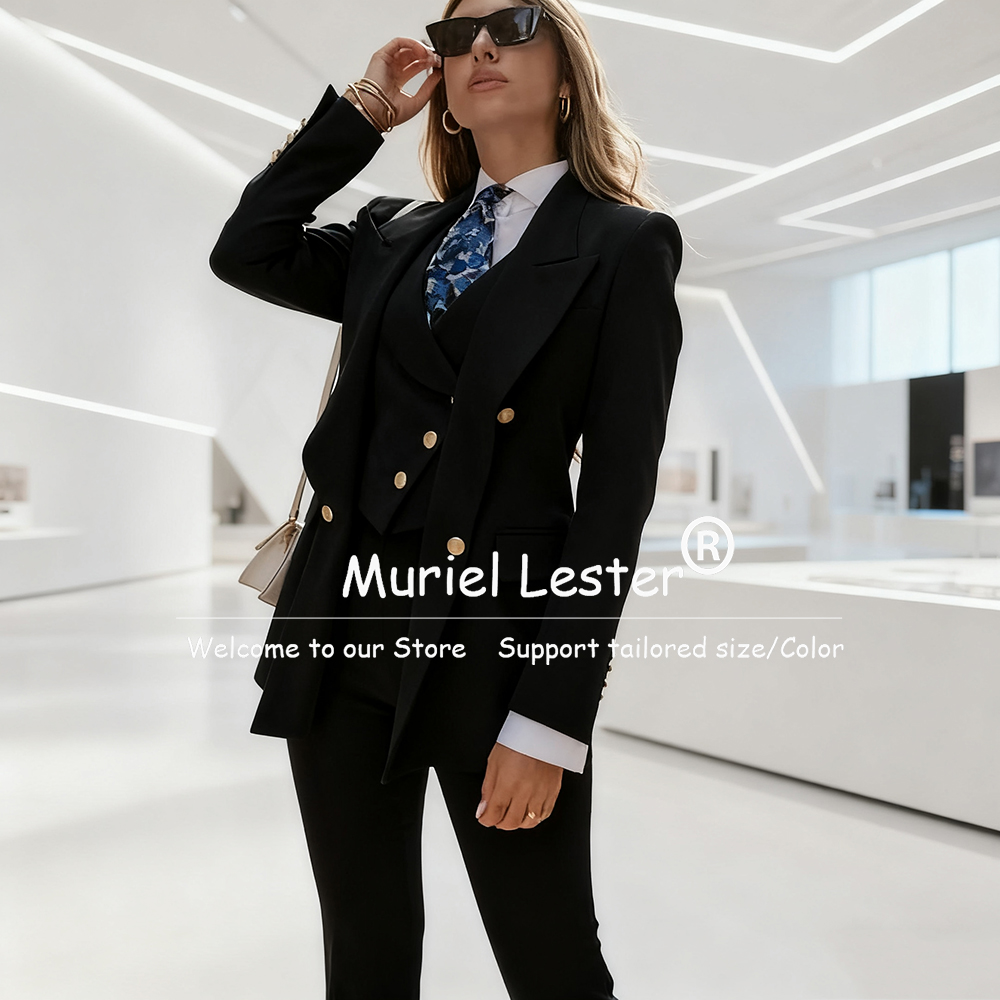 Elegant Blue Women's Suits Dou - Slim Fit Suit Set ulasan dan harga