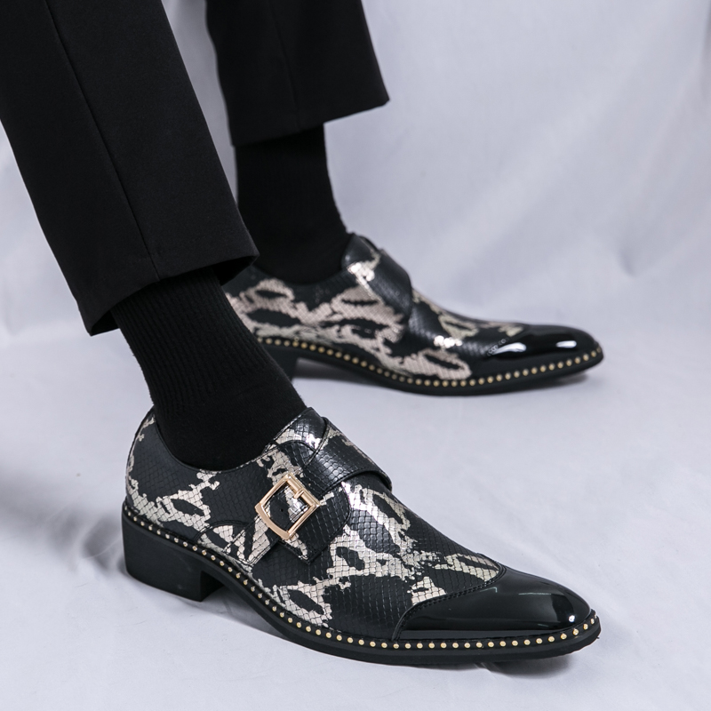 Retro Classic Le Fu Shoes Men  - Men Formal Wear Green ulasan dan harga