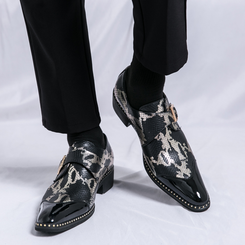 Retro Classic Le Fu Shoes Men  - Men Formal Wear Green ulasan dan harga