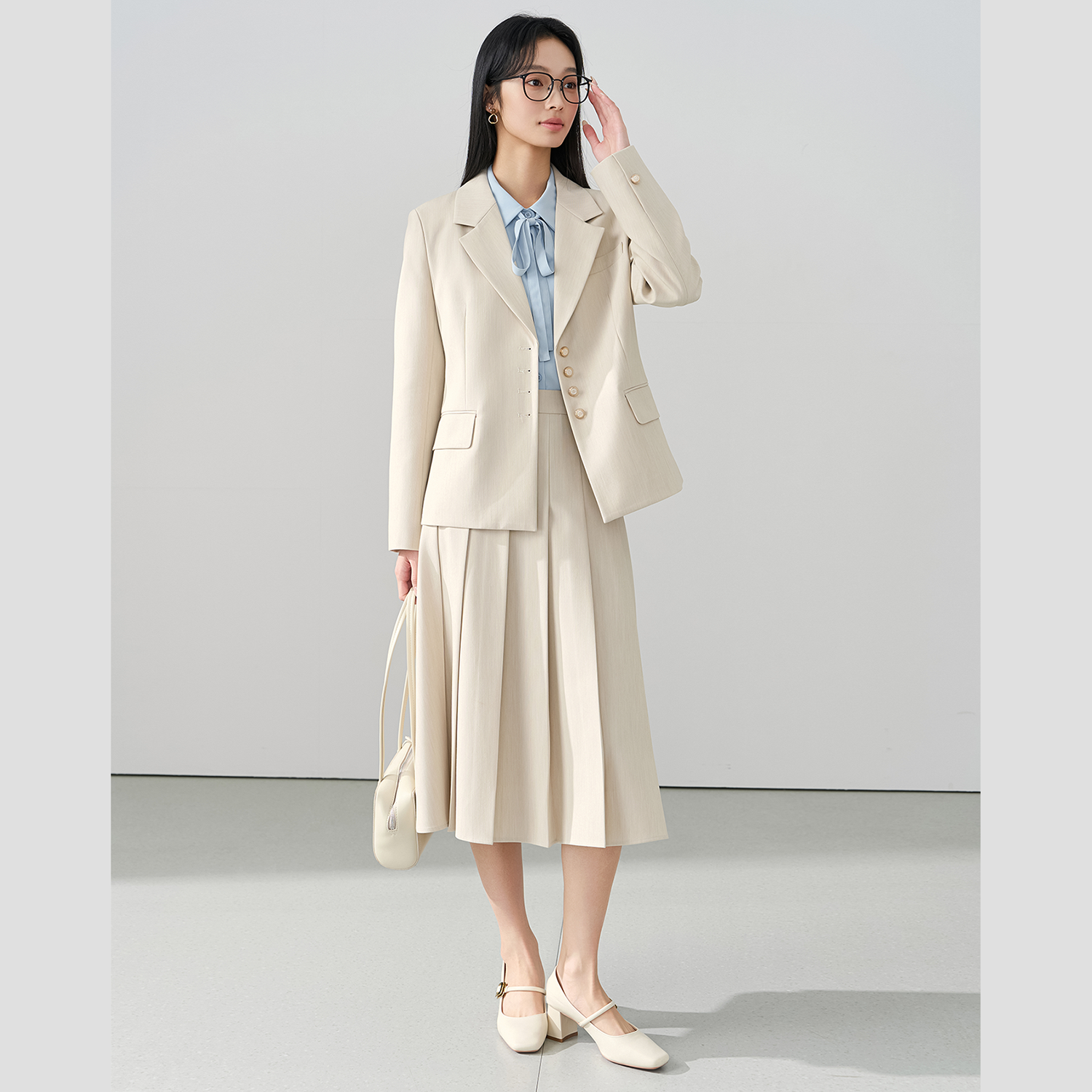 Allingentle Skirt Suit Women's - Slim Fit Suit Set ulasan dan harga