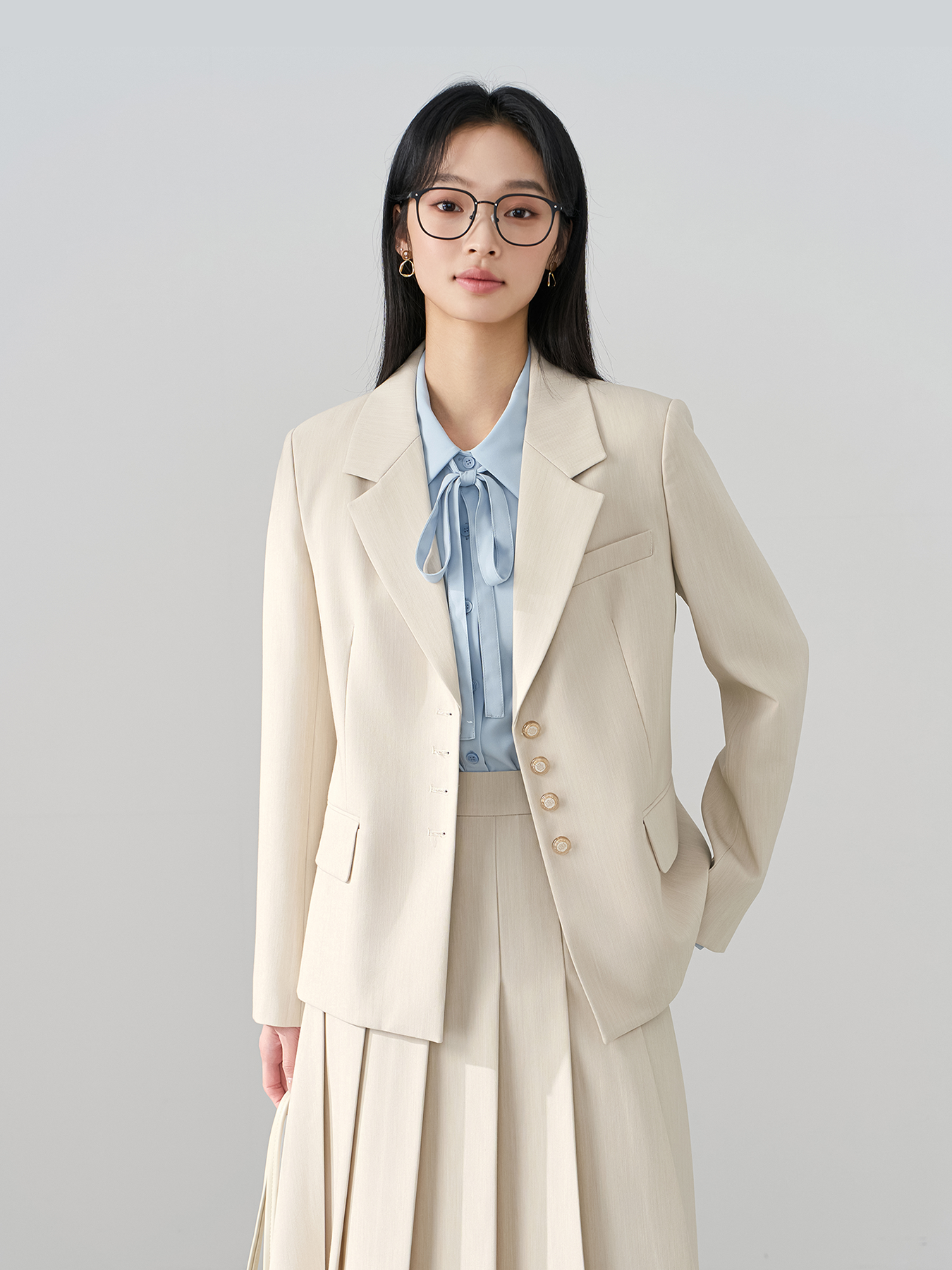 Allingentle Skirt Suit Women's - Slim Fit Suit Set ulasan dan harga