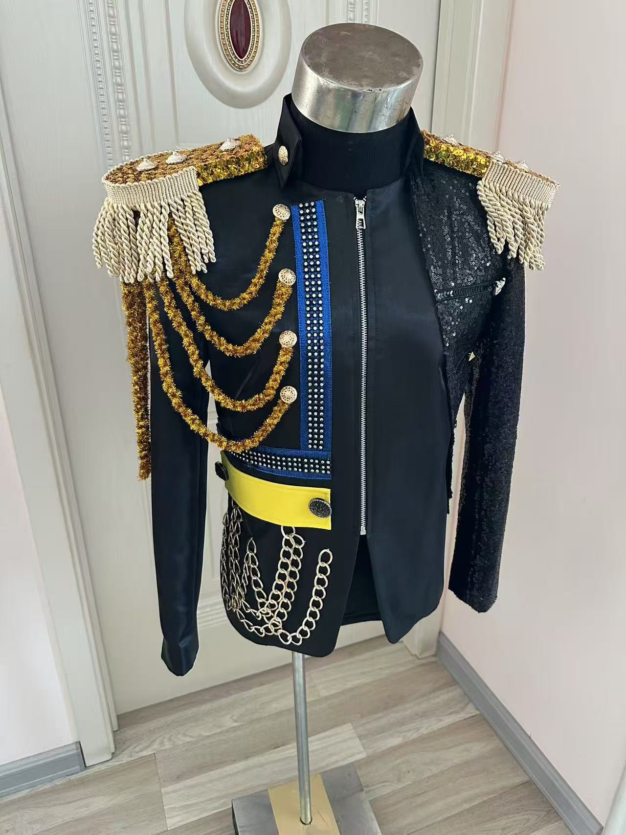 New Men Tassel Royal Jacket We - Men Formal Party Wear Dress ulasan dan harga