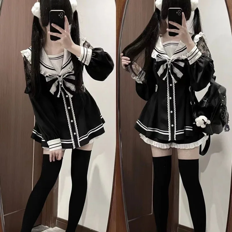 Girls Jirai Kei Cosplay Dress  - Slim Fit Suit Set ulasan dan harga