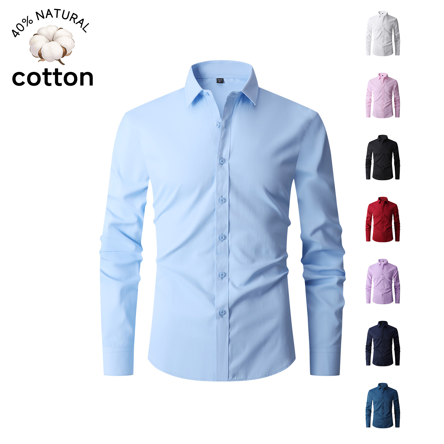 Good Quality Summer Cotton Men - Men Formal Party Wear Dress ulasan dan harga