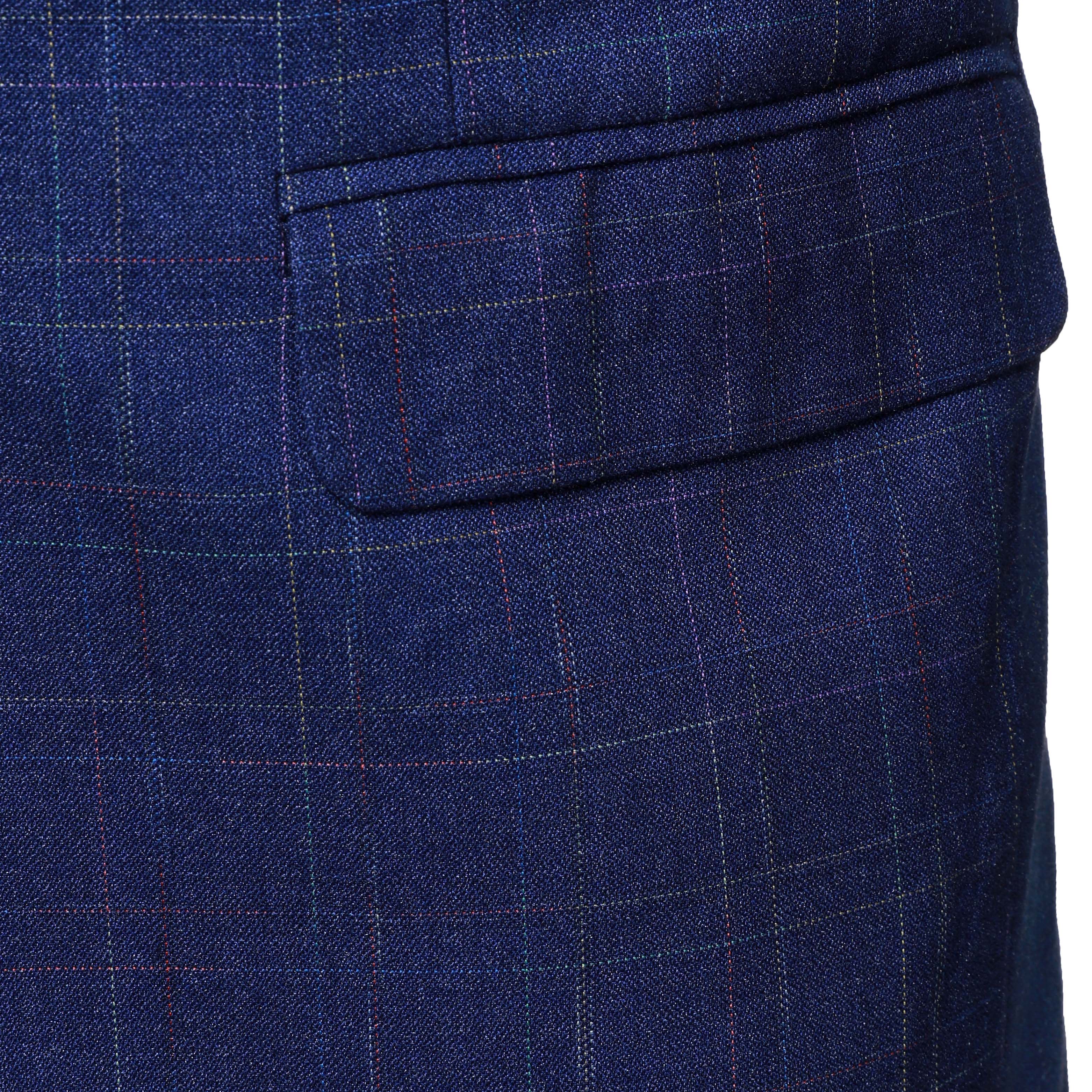 New Spring Men Blue Plaid Blaz - Men Formal Wear With Coat ulasan dan harga