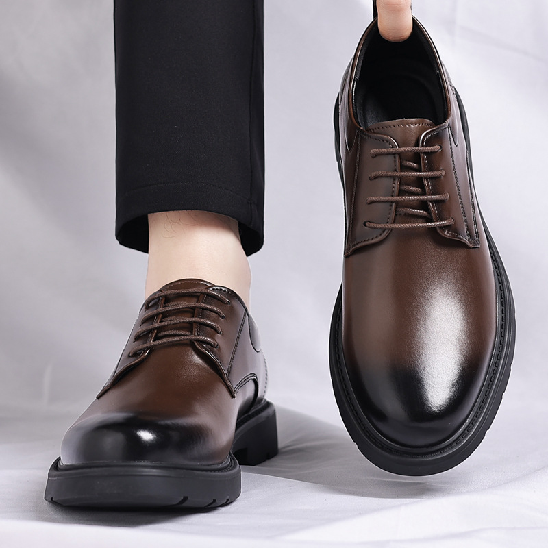 Men's leather shoes business f - Men Formal Party Wear Dress ulasan dan harga