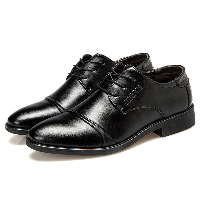 Large-sized men's leather shoe - Men Formal Party Wear Dress ulasan dan harga