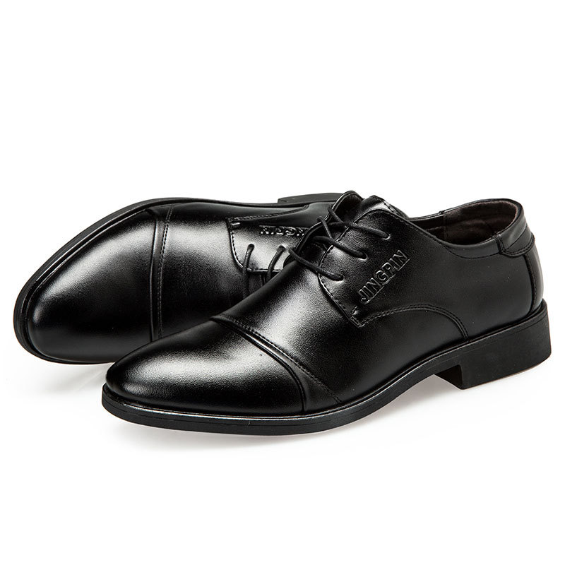 Large-sized men's leather shoe - Men Formal Party Wear Dress ulasan dan harga
