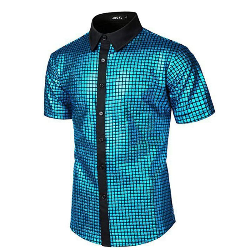 Men Retro 70s Disco Sequined B - Men'S Medieval Formal Wear ulasan dan harga