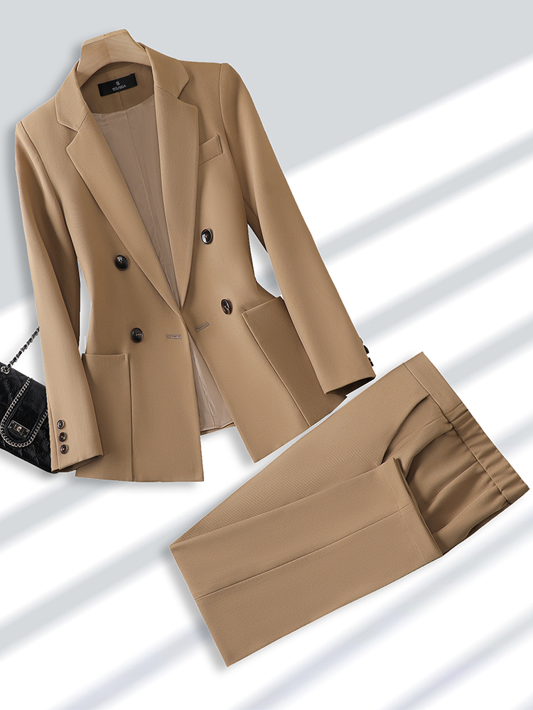 Fashion Ladies Pant Suit Forma - Men Formal Wear With Blazer ulasan dan harga