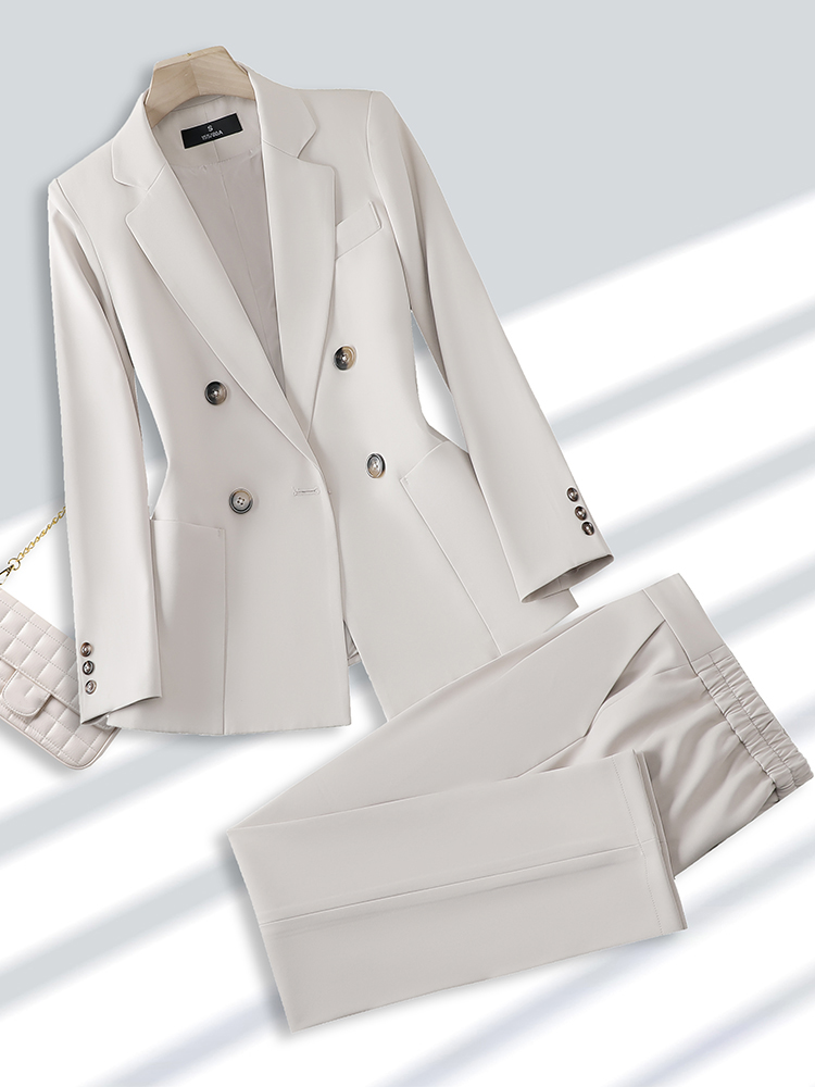 Fashion Ladies Pant Suit Forma - Men Formal Wear With Blazer ulasan dan harga