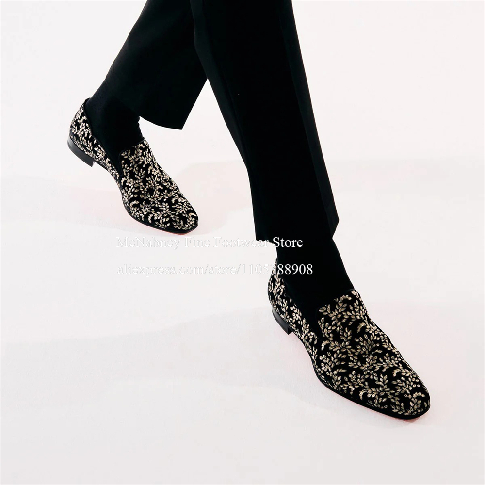 Black Silk Velvet Slip On Loaf - Men'S Formal Evening Wear ulasan dan harga