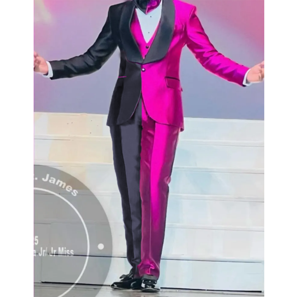 Chic Two Tone Satin Men Suits  - Men'S Formal Evening Wear ulasan dan harga