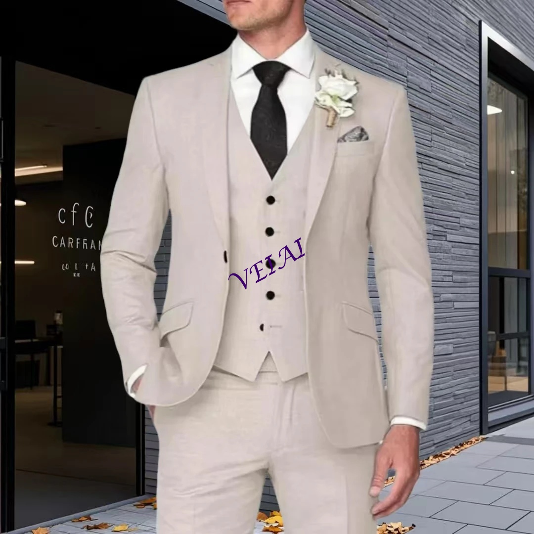 Customized Elegant 3 Piece Tux - Men'S Formal Wear For Graduation ulasan dan harga
