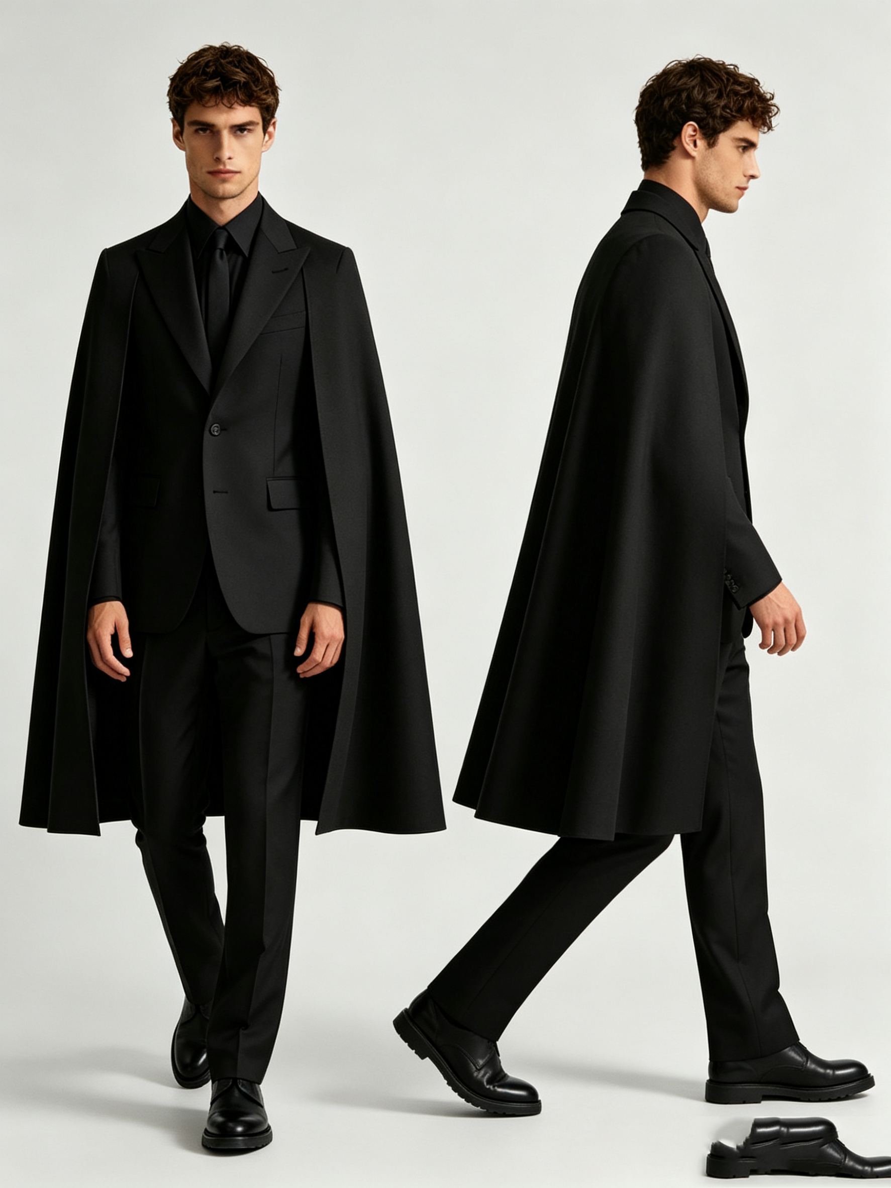 Designer Black Wrap Men Suit S - Men Formal Wear With Coat ulasan dan harga