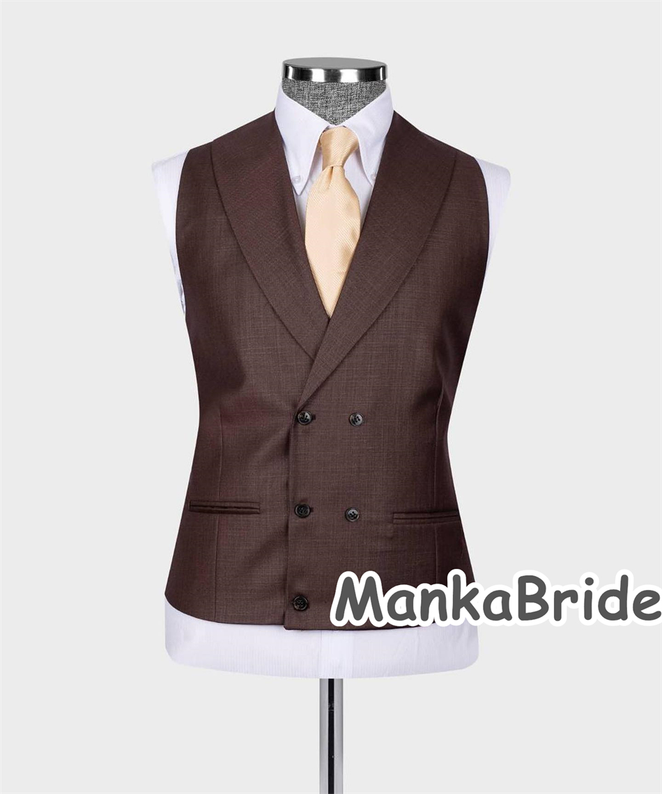 Costume Homme Customized 3pcs  - Men Formal Wear With Blazer ulasan dan harga