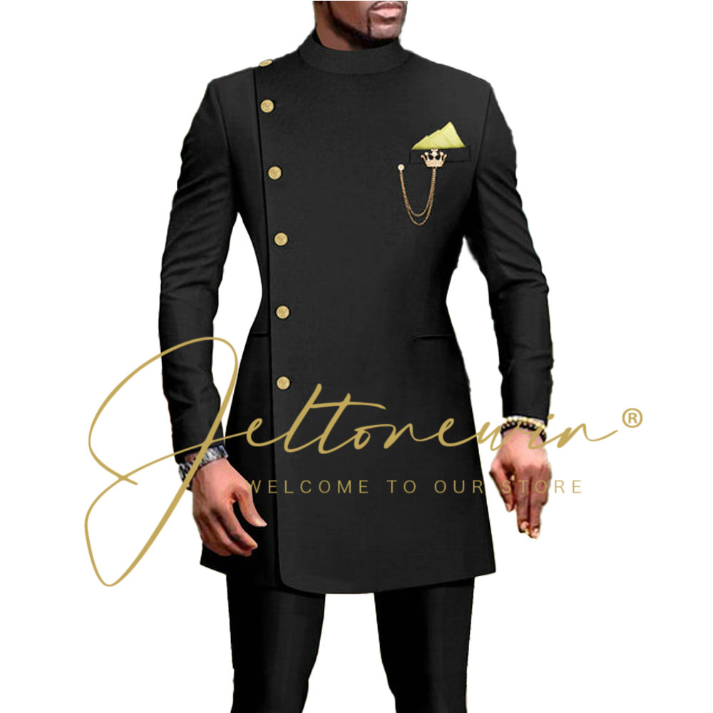 Dark Green Suit For Men Double - Men Formal Wear Green ulasan dan harga