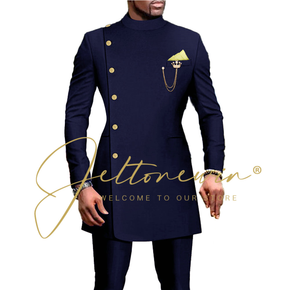 Dark Green Suit For Men Double - Men Formal Wear Green ulasan dan harga
