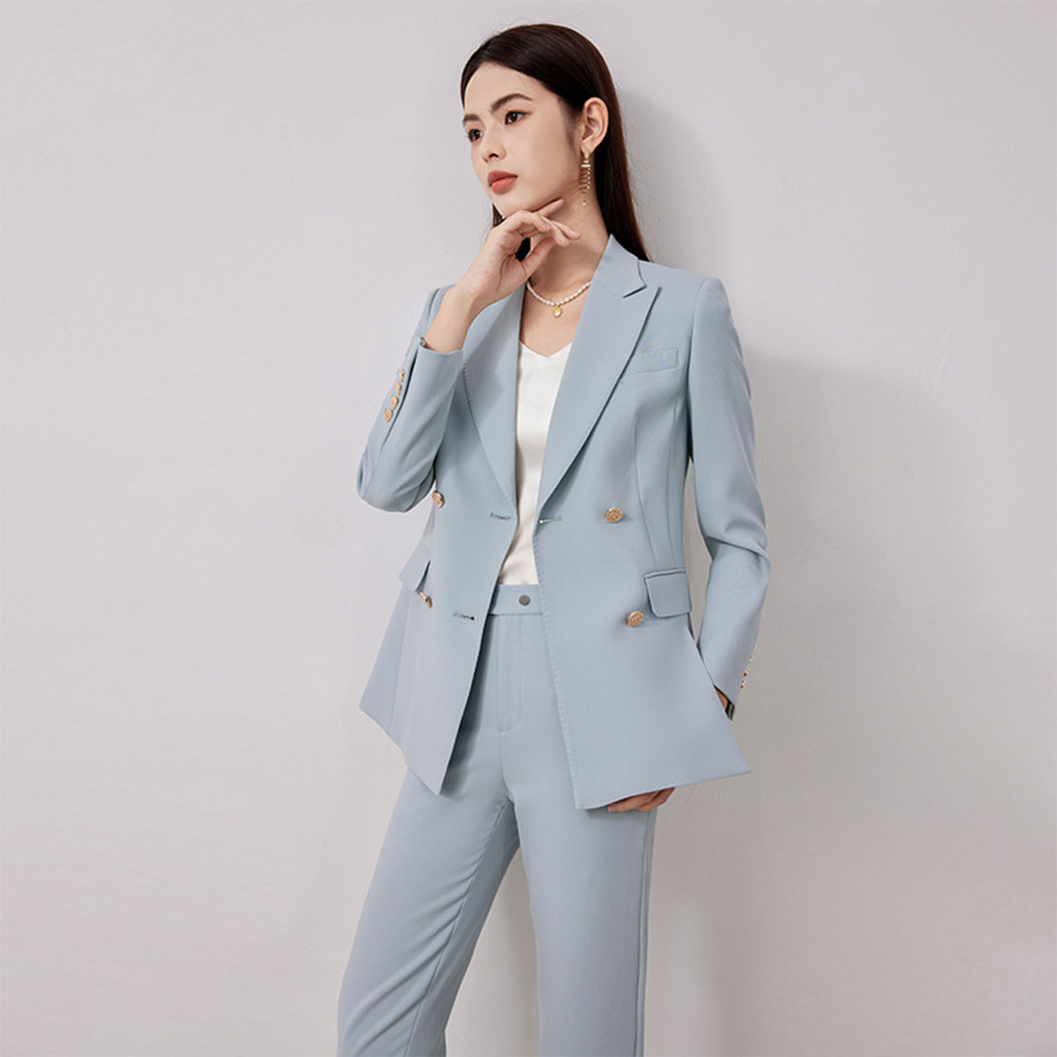 Allingentle Women's Suit 2 Pie - Slim Fit Suit Set ulasan dan harga