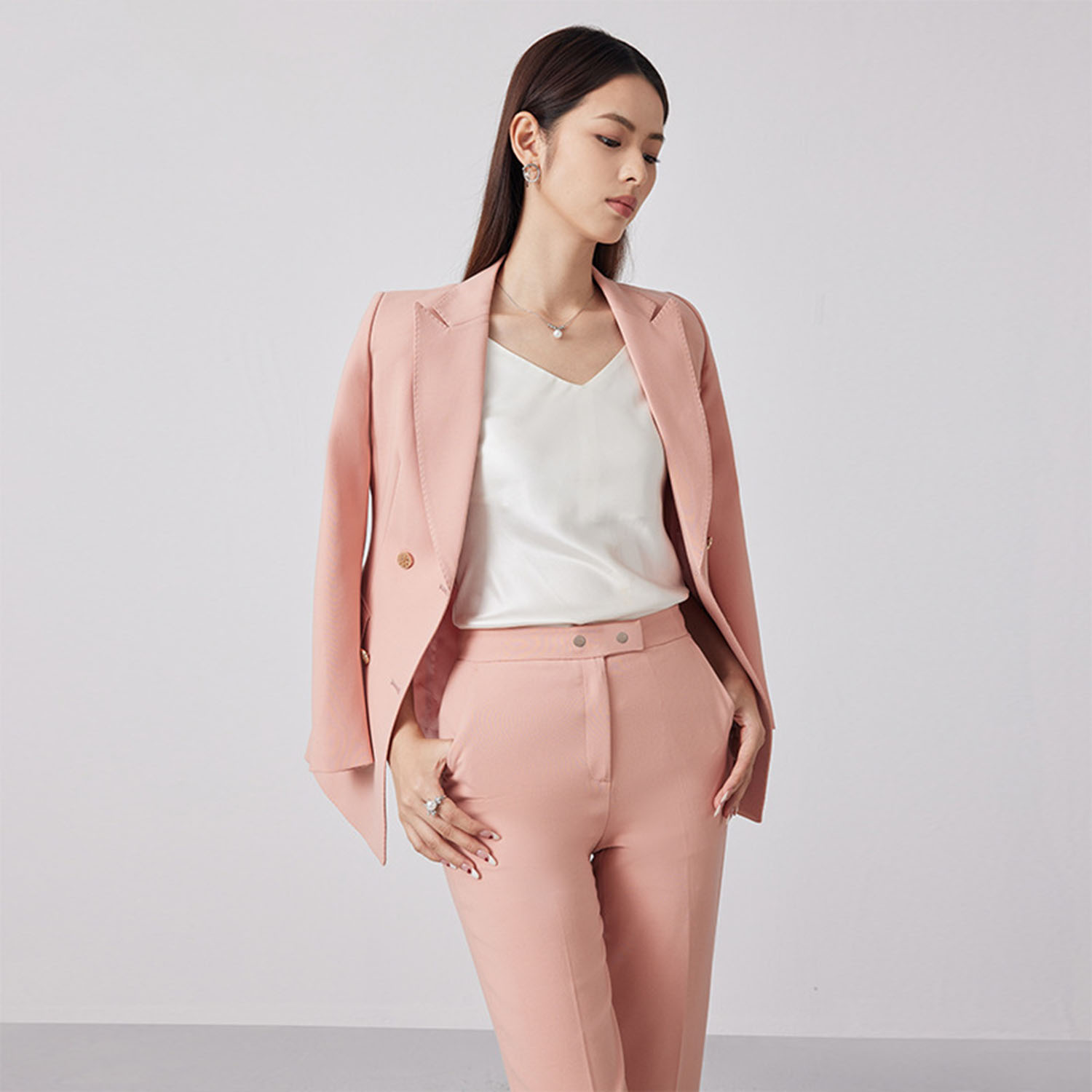 Allingentle Women's Suit 2 Pie - Slim Fit Suit Set ulasan dan harga