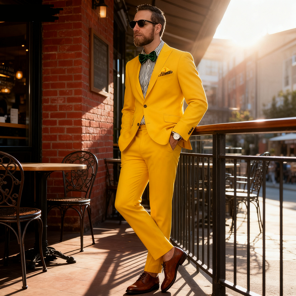 Blue Suit Men's Custom-Fit Ter - Men'S Formal Wear For Graduation ulasan dan harga