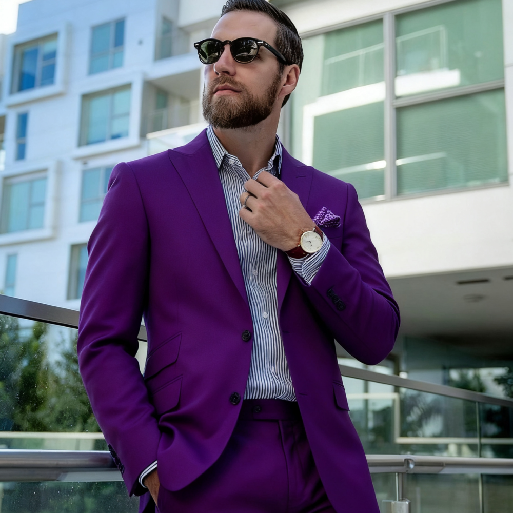 Blue Suit Men's Custom-Fit Ter - Men'S Formal Wear For Graduation ulasan dan harga