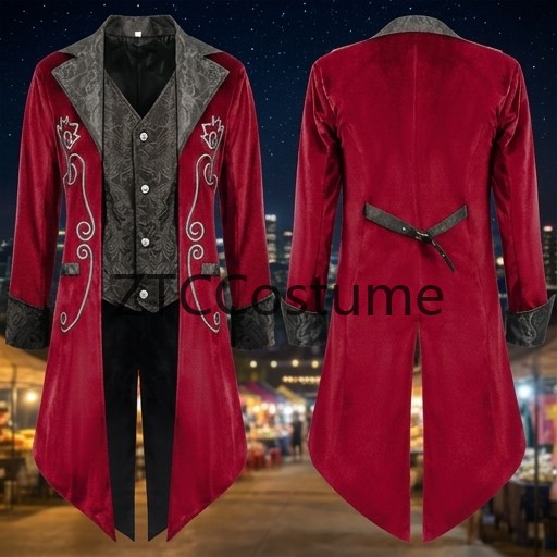 Steampunk Victorian Tailcoat M - Men'S Medieval Formal Wear ulasan dan harga