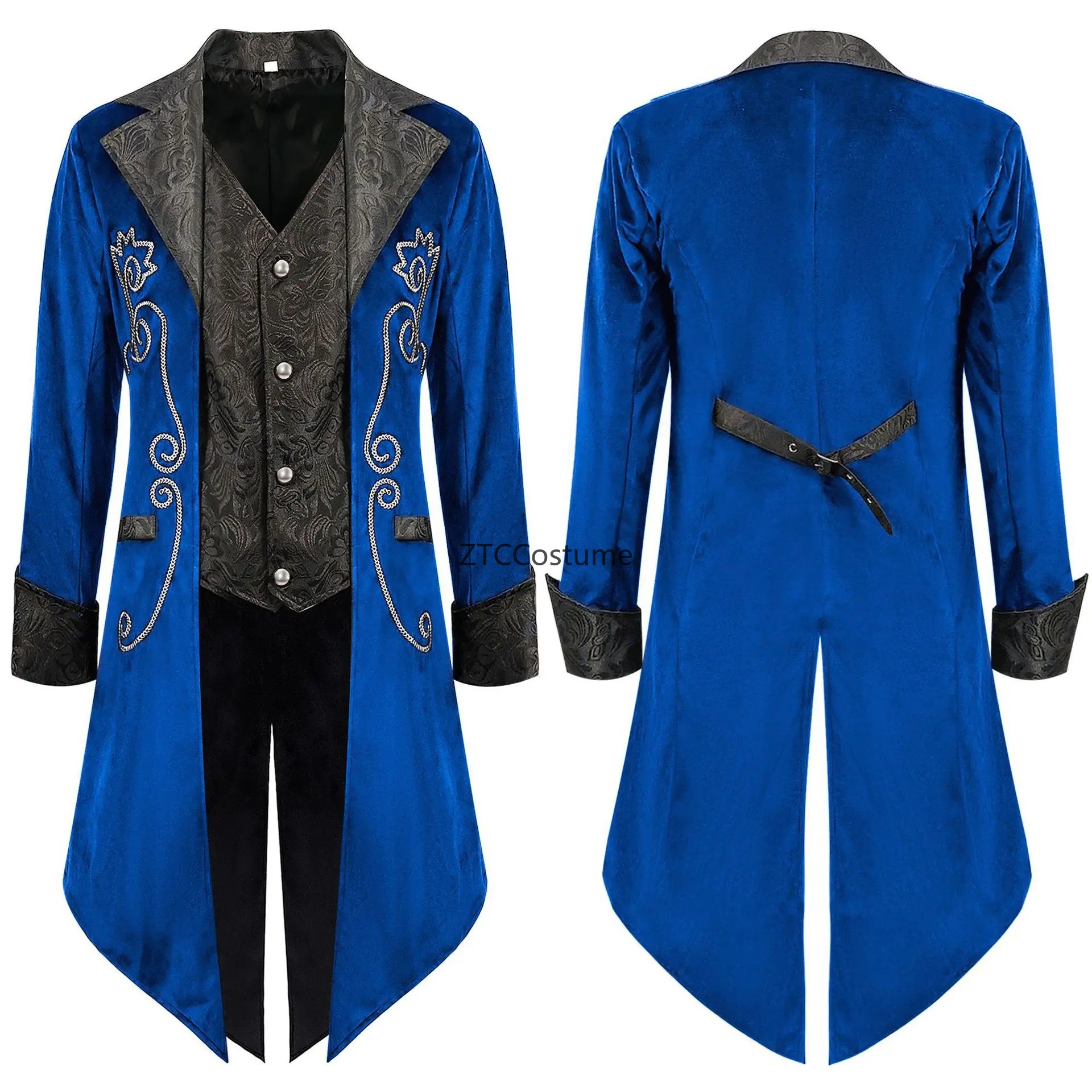 Steampunk Victorian Tailcoat M - Men'S Medieval Formal Wear ulasan dan harga
