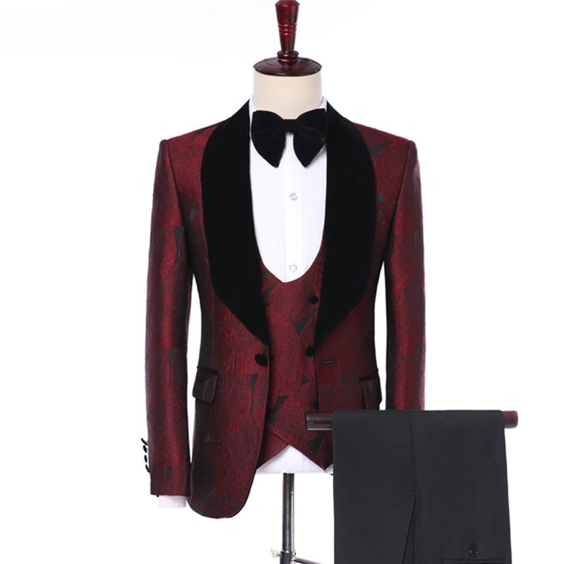 Male Wedding Prom Suit Dark Gr - Men Formal Wear Green ulasan dan harga